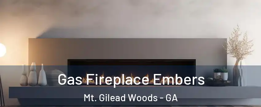 Gas Fireplace Embers Mt. Gilead Woods - GA