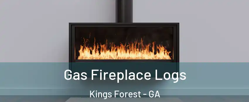 Gas Fireplace Logs Kings Forest - GA