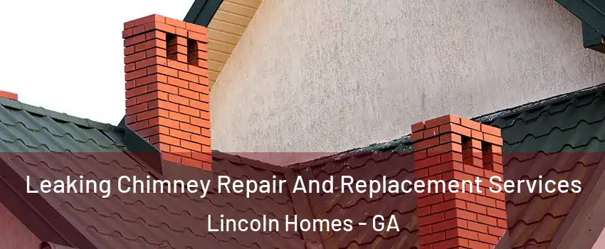 Leaking Chimney Repair And Replacement Services Lincoln Homes - GA