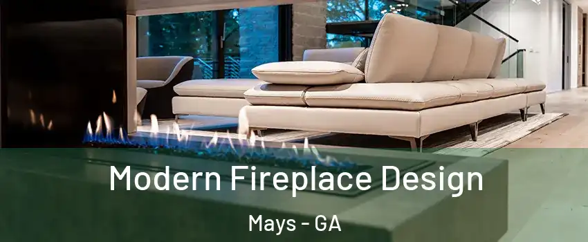 Modern Fireplace Design Mays - GA