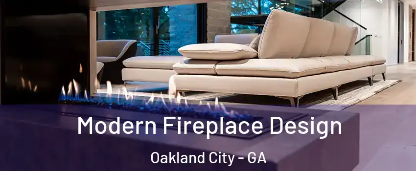 Modern Fireplace Design Oakland City - GA