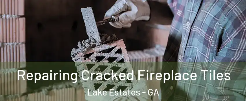 Repairing Cracked Fireplace Tiles Lake Estates - GA